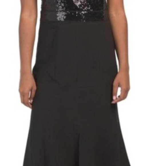 NWT Maggy London black sequin bodice dress, 8 - Picture 3 of 6